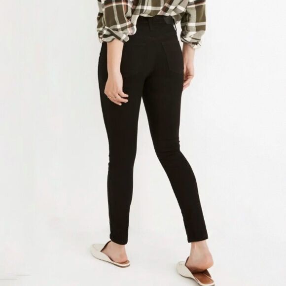 MADEWELL 10-Inch High Waist Black Skinny Jeans! - Picture 3 of 9
